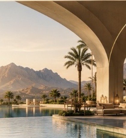 عمارة حديثة بطابع معماري فاخر